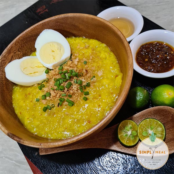 plain lugaw with egg